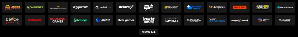 Moana Casino library of top-tier software and game providers.